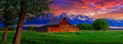 Photography Art Series : Grand Teton, Moulton Barns