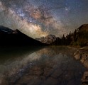 Photography Art Series  Glacier NP, Milky Way : Glacier NP, Milky Way