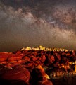 Photography Art Series : Page Az, Mushroom Field, Milky Way
