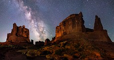 Night Skies  Arches National Park, Moab UT : Milky Way, Night Skies