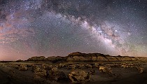 Night Skies  Bisti Badlands, NM : Milky Way, Night Skies