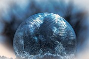 Macro Frozen  Macro Photography; Frozen Bubbles : Macro Photography, Frozen Bubbles