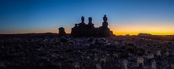 Utah Badlands  Utah Badlands; Milky Way; Gobline State Park; Three Sisters : Utah Badlands, Milky Way, Gobline State Park, Three Sisters